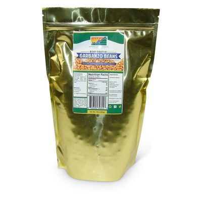 Mother Earth Products, Dehydrated Instant Garbanzo Beans Quart Mylar, 16 Oz
