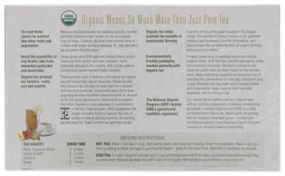 Davidson's Organics, Lemon Ginger, 100-count Unwrapped Tea Bags