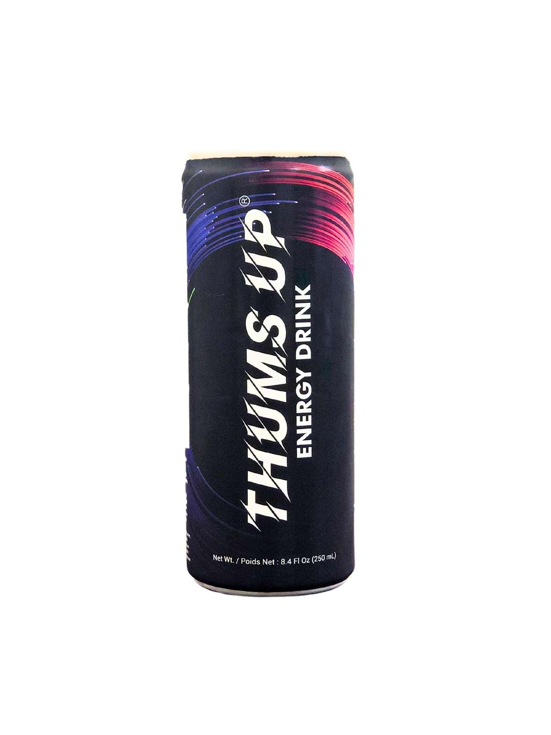 Thums UP Energy Drink Net Wt. 8.4 OZ (6 * 250ml each). PACK OF 6 CANS.