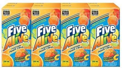 Five Alive Peach Citrus Juice Box (8-Pack) 6.7Oz {imported from Canada}