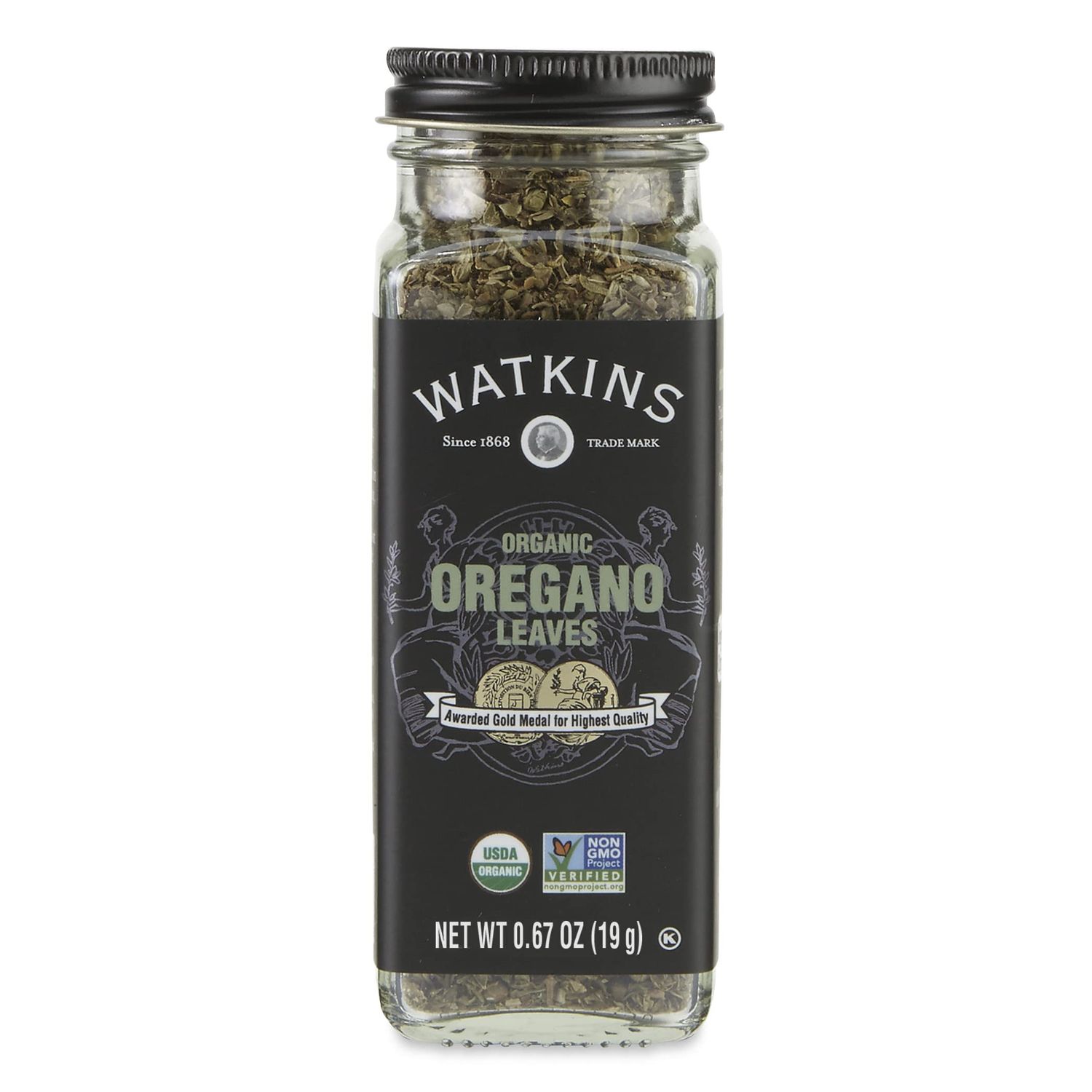 Watkins Gourmet Organic Spice Jar, Oregano Leaves, 0.67 Ounce