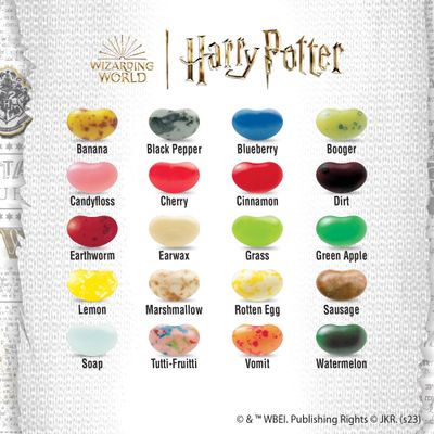 Jelly Belly Bertie Botts Every Flavor Beans - 20 Harry Potter Flavors (Pack of 2)