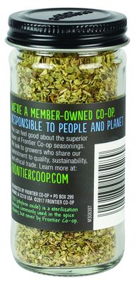 Frontier Co-op Oregano Leaf, 0.38 Ounce Jar, Great On Pizza, Italian &amp; Mexican Fare, Kosher