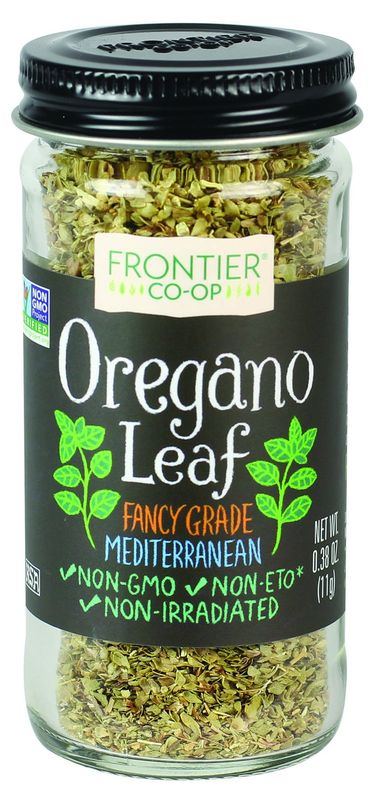 Frontier Co-op Oregano Leaf, 0.38 Ounce Jar, Great On Pizza, Italian &amp; Mexican Fare, Kosher