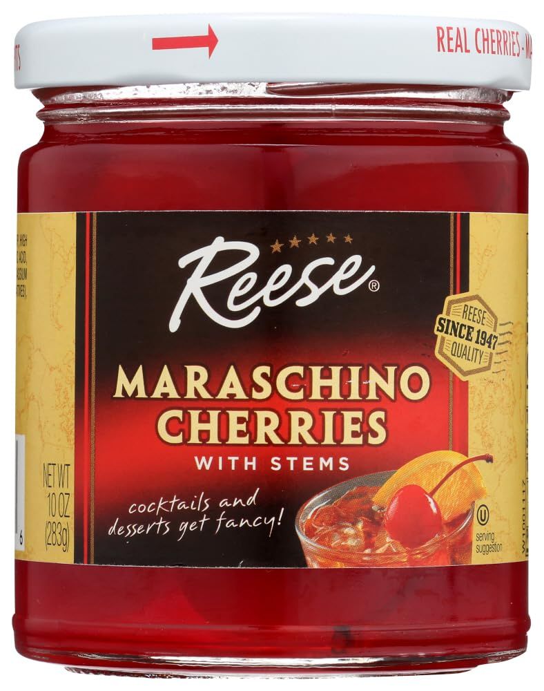 Reese Cherry Maraschino Red Stem