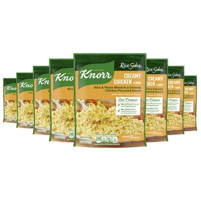 Knorr Rice Side Dish, Creamy Chicken, 5.7 oz (8-Count)