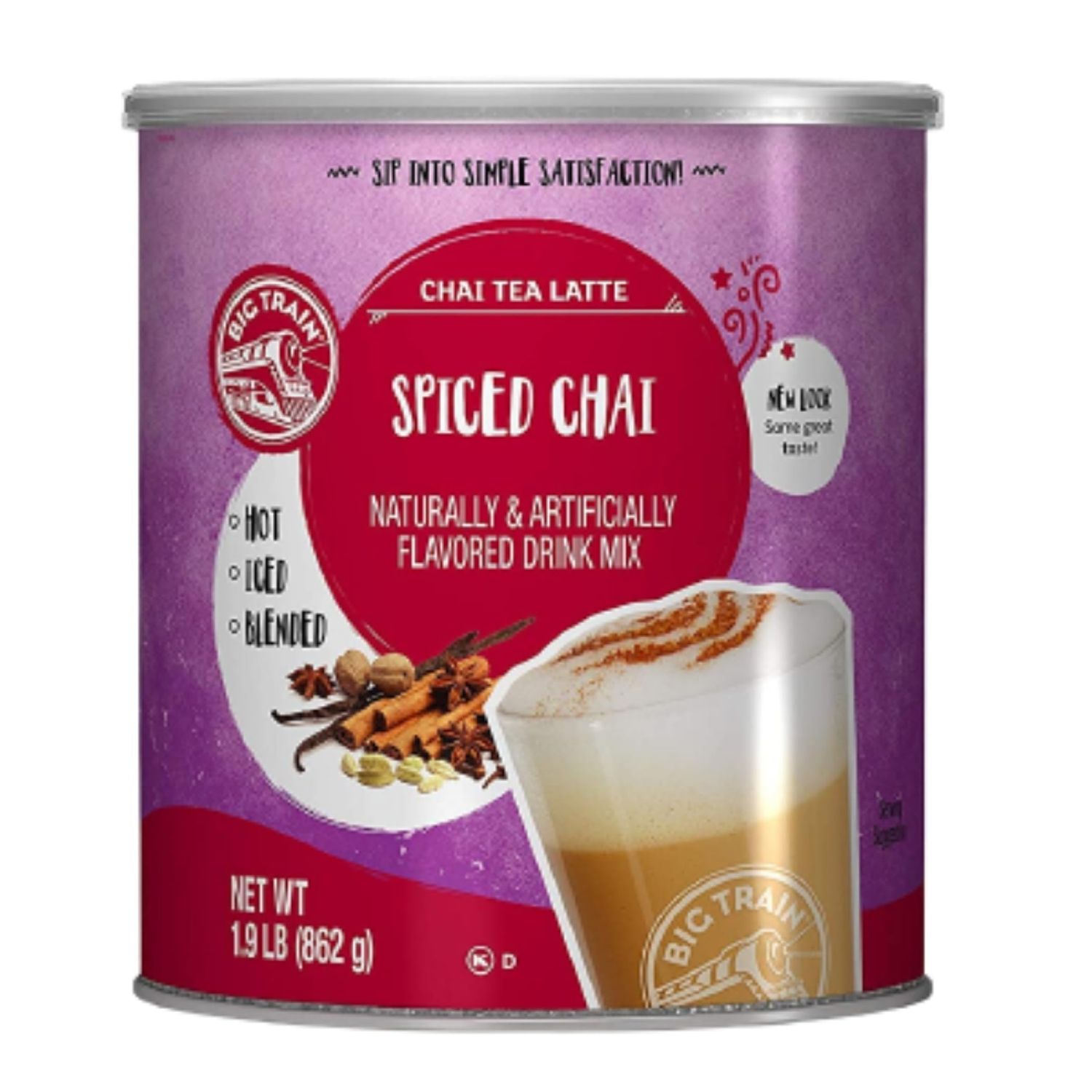 Big Train Spiced Chai Tea Latte Beverage Mix, 1.9 Pound (Pack of 1)