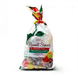 Russell Stover Sugar Free Assorted Fruit Hard Candies, 12 oz. Bag
