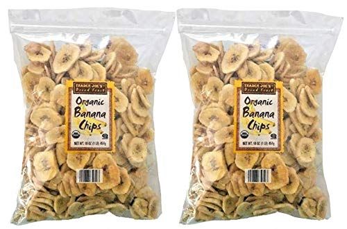 Trader Joe&#39;s Organic Banana Chips 16 oz (Pack of 2)