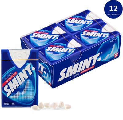 Smint Dental Mint Flavour Sugar Free with Xylitol 8g. (12 Matches Box)