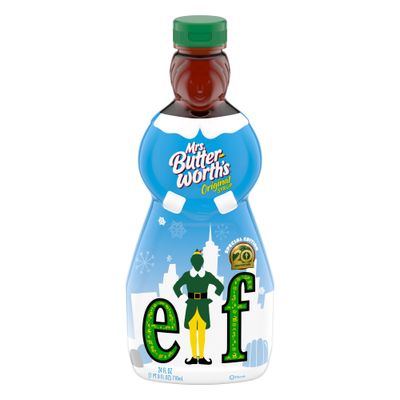 Mrs. Butterworth&#39;s Original Pancake Syrup, Elf Movie Special Edition, 24 fl oz.