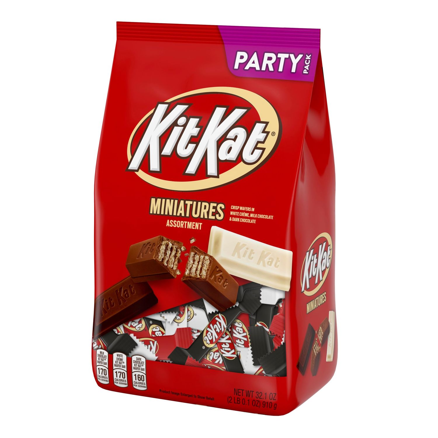 KIT KAT Party Miniatures Pack Bag, 32.1 oz.