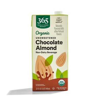 365 by Whole Foods Market, Organic Chocolate Unsweetened Almond Milk, 32 Fl Oz