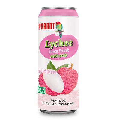 Parrot Brand Lychee Juice Drink with Pulp 16.4 fl. oz.Pack of 12