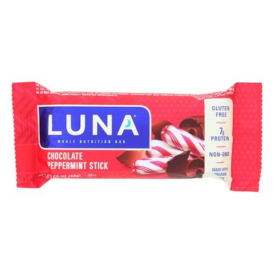 Clif Bar Luna Bar - Organic Chocolate Peppermint - Case of 15-1.69 oz, 15 Count (Pack of 1)