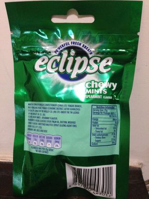 Wrigley's Eclipse Spearmint Chewy Mints Powerful Fresh Breath x 5 packs