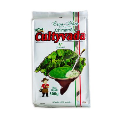 Circle of Drink - Cultyvada Nativa Chimarrao Erva Mate - Gourmet - Non-Aged - Super Fresh Green Brazilian Yerba Mate - Vacuum Sealed - 1.1 LB - 500g (1 PACK)