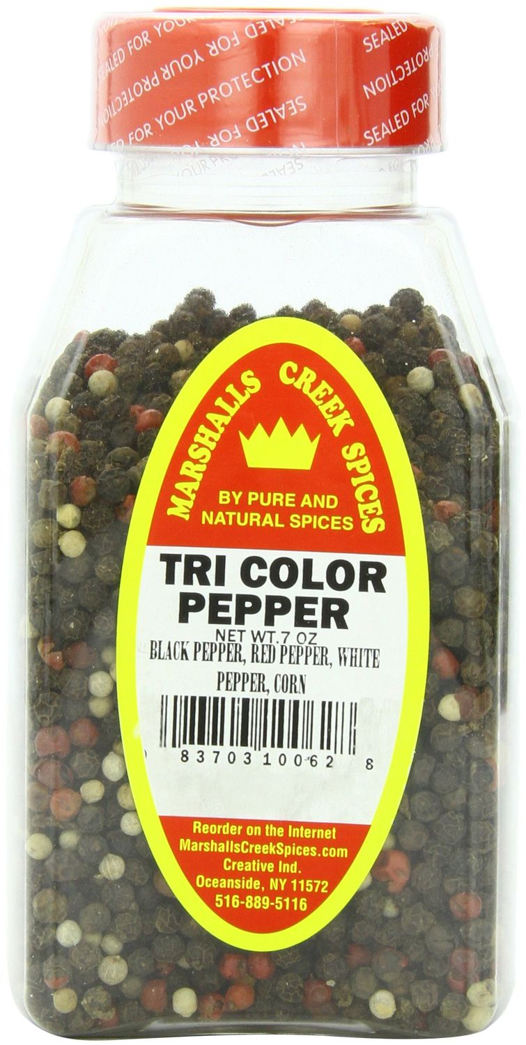 Marshalls Creek Spices Tri Color Pepper Seasoning, 7 Ounce