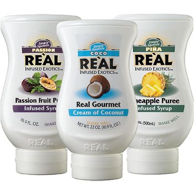 Rel Infused Exotics Fun in the Sun Essentials Variety Pack: Coco Real, Pina Real, and Passion Real (Pack of 3, 16.9 FL OZ Bottles)