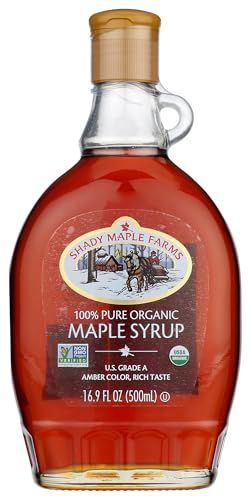 Shady Maple Farms Maple Syrup, Og, Gr A, Dk, Gl, 16.90-Ounce