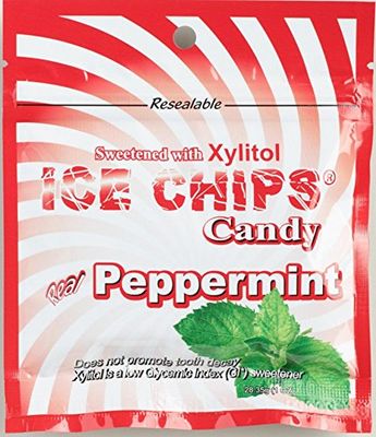 Ice Chips Xylitol Candy in Resealable Pouch (1 oz) 8 Pack Assortment