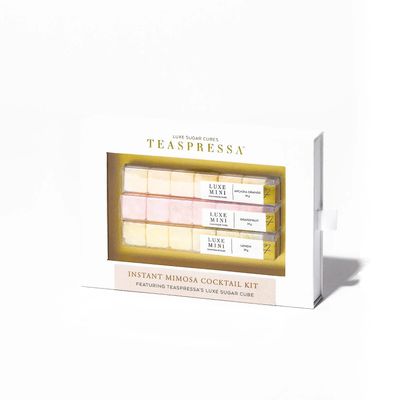 T D Teaspressa Diy Mimosa Kit| Champagne Infused Flavored Sugar Cubes| Made With All-Natural Ingredients| Instant Mimosa Cocktail Drink| (Mimosa Cocktail)