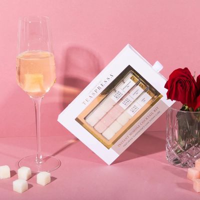 T D Teaspressa Diy Mimosa Kit| Champagne Infused Flavored Sugar Cubes| Made With All-Natural Ingredients| Instant Mimosa Cocktail Drink| (Mimosa Cocktail)