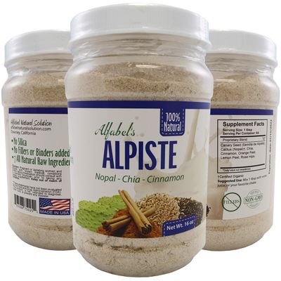 16 oz - Leche de Alpiste with Cactus (Nopal) - Chia - Cinnamon - No Silica - All Natural