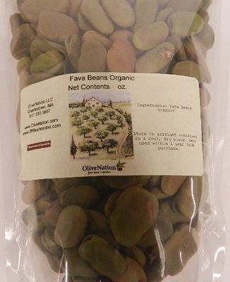 OliveNation Organic Fava Beans, Dried Broad Beans, Non-GMO, Gluten Free, Kosher, Vegan - 1 pound