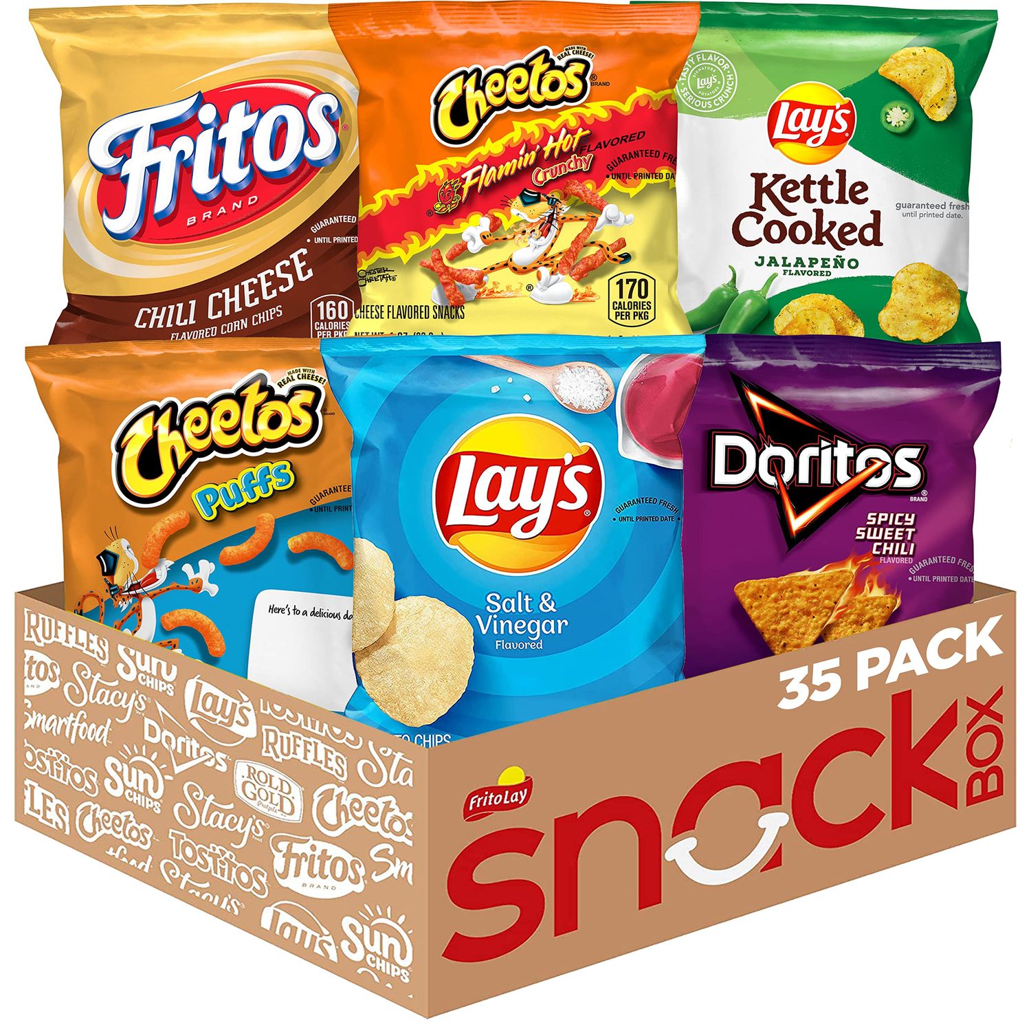 Frito Lay Bold Mix Variety Pack, (Pack of 35)