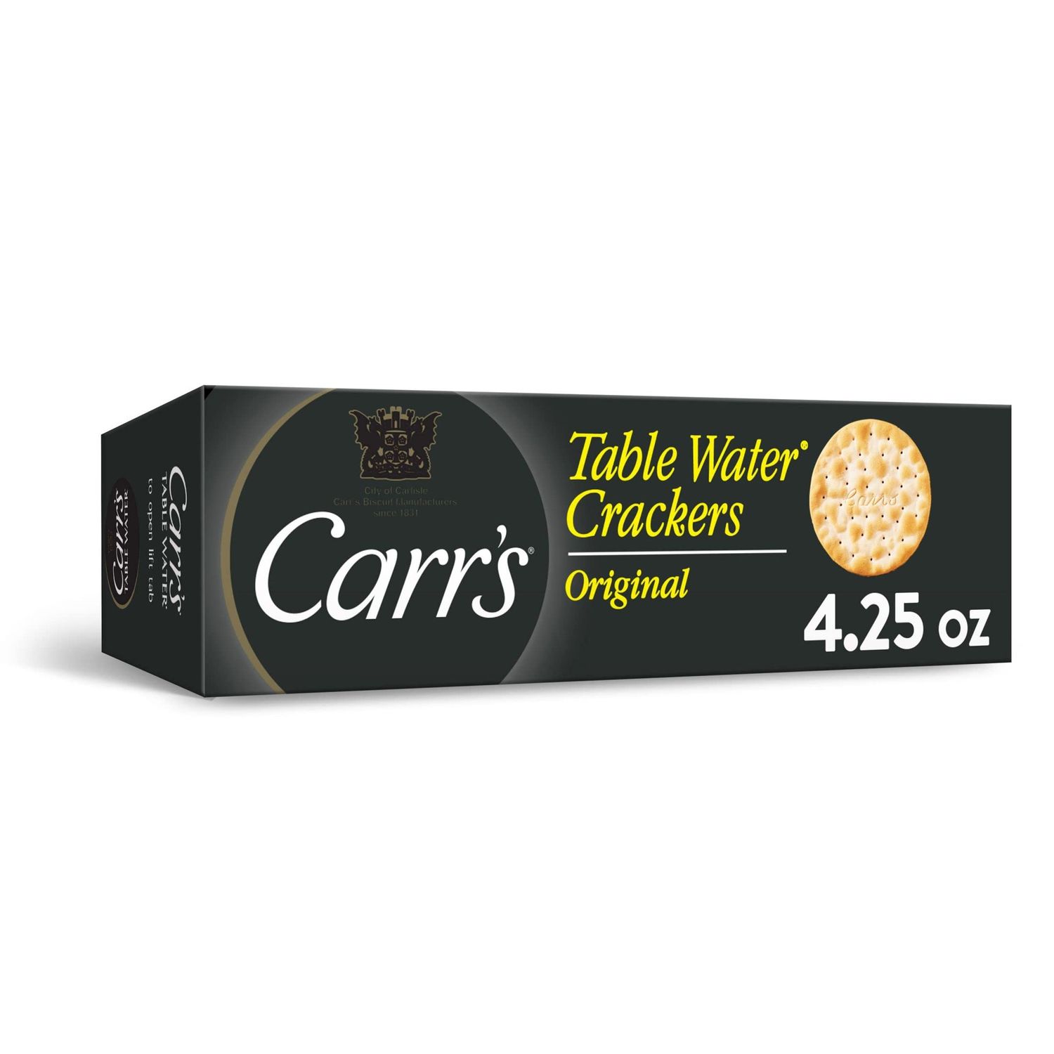 Carr&#39;s Table Water Crackers, Baked Snack Crackers, Party Snacks, Original (6 Boxes)