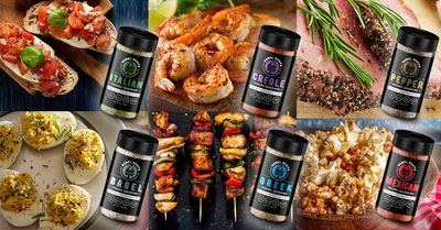 Organic Salt Free Seasoning, No Salt Seasoning, Non-GMO, Sugar Free Seasoning, Meal Prep Seasoning, All Natural, 100% Made in USA (Assortment, 6 Pack)