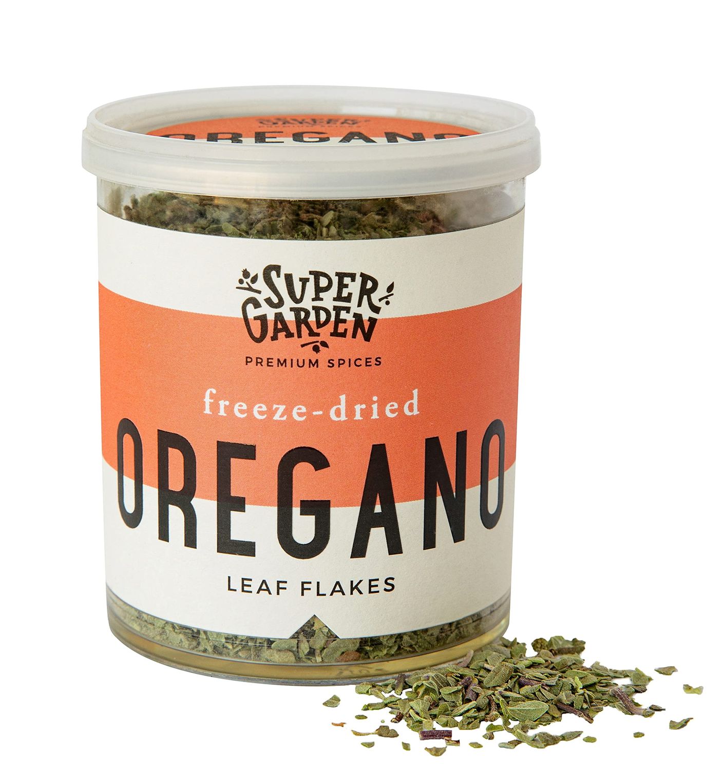 Super Garden Freeze Dried Oregano | 100% Natural Oregano Dried Herb | Pure Freeze Dried Spices - No Artificial Additives | Oregano Seasoning Perfect for Cooking, Soups, and Dips | 0.35oz
