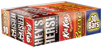 Hershey&#39;s Chocolate Full-Size Variety Pack, 30 ct.