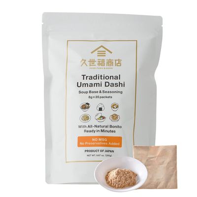 [Kuze Fuku] Traditional Umami Dashi Soup Base &amp; Seasoning, Authentic Product of Japan, No MSG (35 packets)