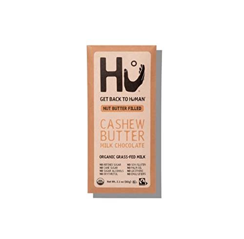 Hu Cashew Butter Milk Chocolate Bar, Fair Trade, Kosher, USDA Certified Organic, Gluten Free, 2.1 Ounce (Pack of 6)