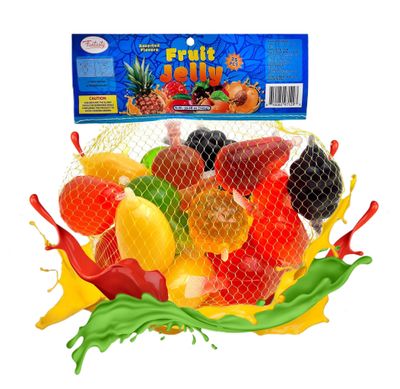 Funtasty Squeezable Fruit Jellies Candy, Assorted Flavors, 25 Count Bag