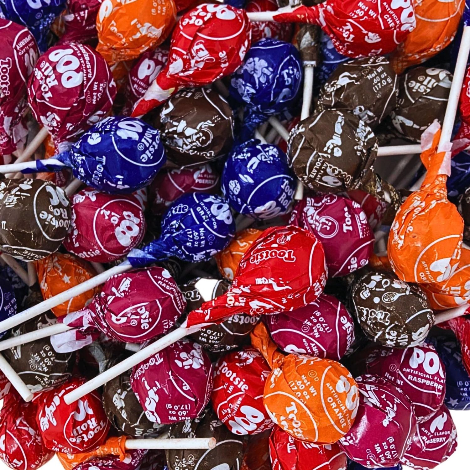 Assorted Fruit Flavored Tootsie Pops 1.5-Lbs- Five Classic Flavors Bulk Pack Of America&#39;s Favorite Lollipops - Individually Wrapped (24-Oz)