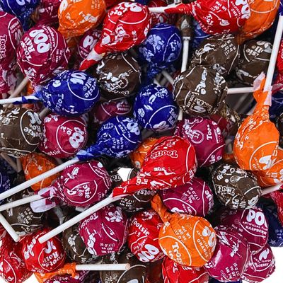 Assorted Fruit Flavored Tootsie Pops 1.5-Lbs- Five Classic Flavors Bulk Pack Of America&#39;s Favorite Lollipops - Individually Wrapped (24-Oz)