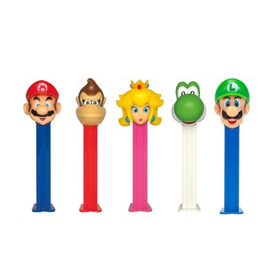 PEZ Candy Nintendo, Assortment Candy, 0.58 Oz (Pack of 12)