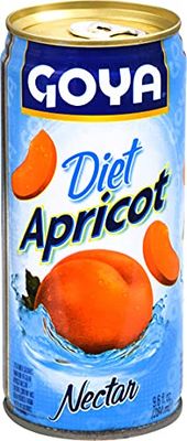 Goya Foods Diet Apricot Nectar, 9.6 Fl Oz (Pack of 24)