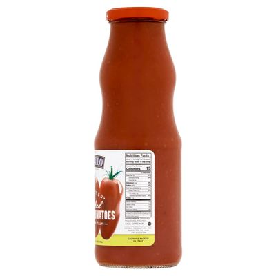 DeLallo Imported Italian Crushed Tomatoes, 24oz Jar, 3-Pack