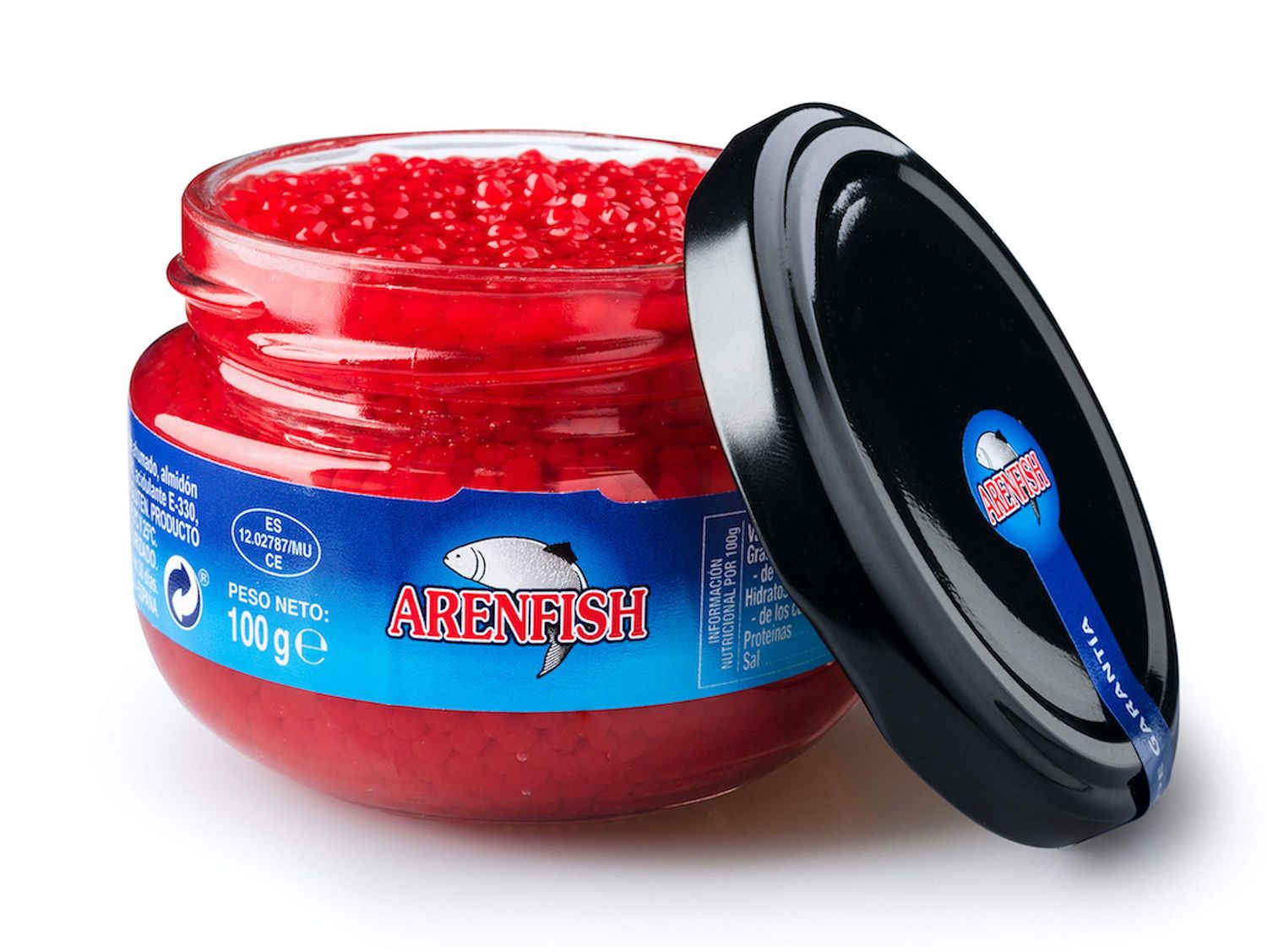 Eurocaviar - Shikran - Smoked Herring Red Caviar Pearls 3.52 oz [100 g] [Premium Caviar Alternative]