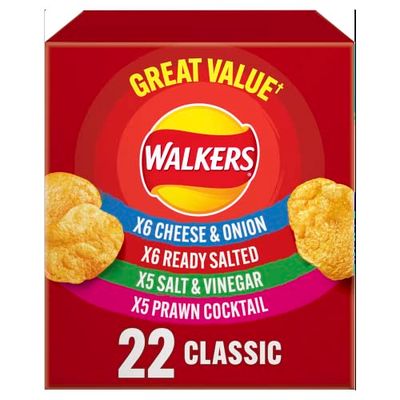 Walkers Classic Variety Multipack Crisps 20X25g