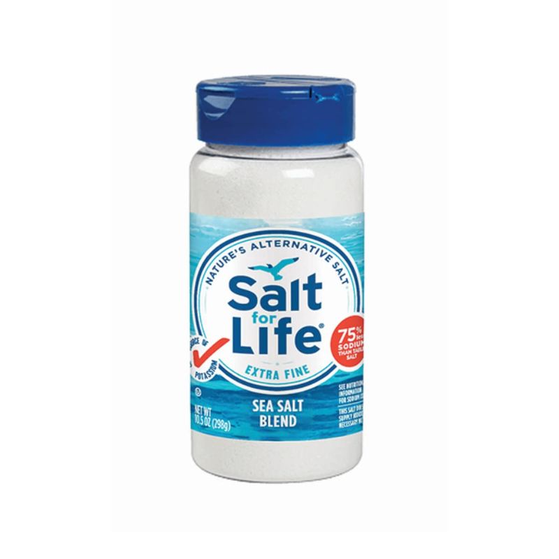 Salt For Life Salt Substitute - 10.5 oz. - Tasty Low Sodium Salt &amp; Potassium Salt Substitute for High Blood Pressure - The Top Salt Substitute With Real Salt-Taste and Salt Alternative!