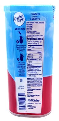 Crystal Light Raspberry Lemonade Drink Mix, 12-Quart 1.8-Ounce Canister (Pack Of 7)