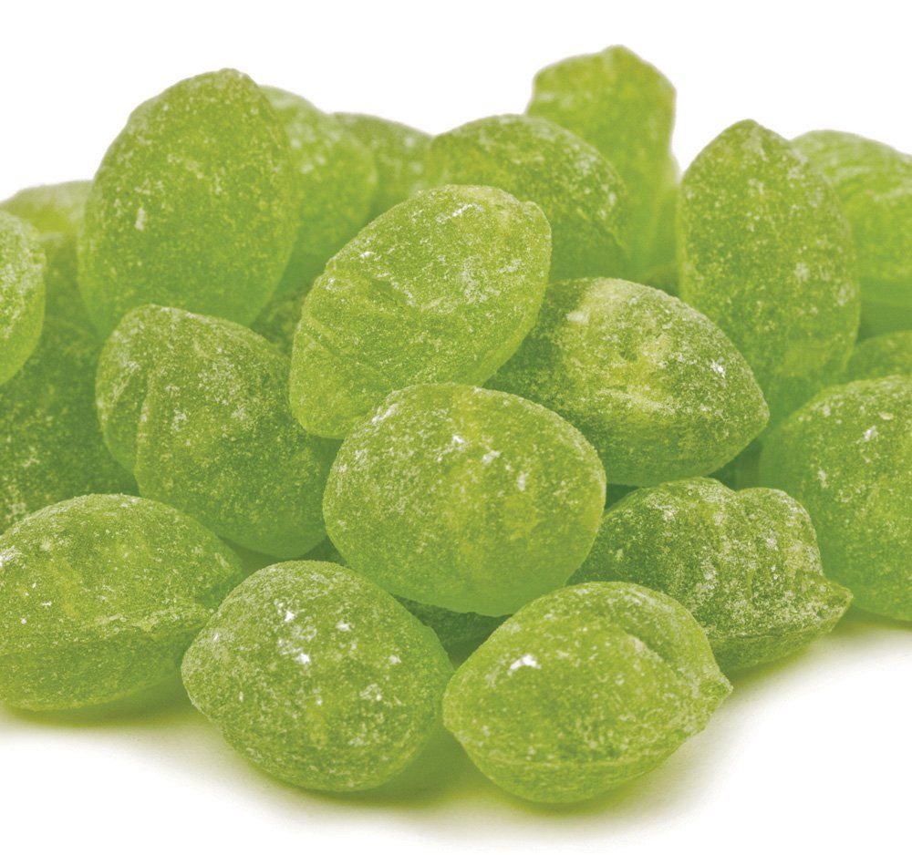 Claeys Sanded Candy Drops, Green Apple, 2 Pound