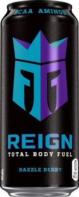 Reign Total Body Fuel, Razzle Berry, Fitness &amp; Performance Drink, 16 Ounce (Pack of 12)
