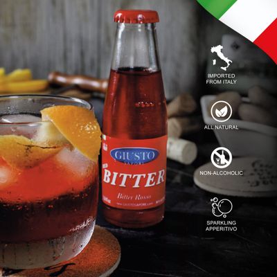 Giusto Sapore Italian Red Bitters 24 Count