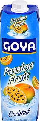 Goya Foods Passion Fruit Nectar, 33.8 Fl Oz (Pack of 12)